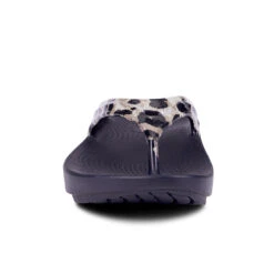 OOFOS | Leopard Patterns Open Toe Rubber Sole Casual Style -OOfos Store org 156