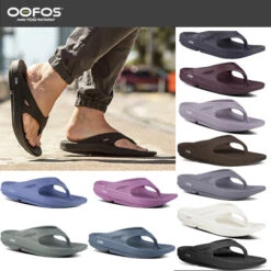 OOFOS | Casual Style Unisex Street Style Logo Sandals