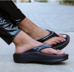 OOFOS | Open Toe Platform Casual Style Unisex Street Style Plain -OOfos Store org 34