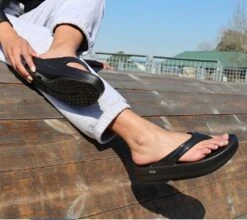 OOFOS | Open Toe Platform Casual Style Unisex Street Style Plain -OOfos Store org 35