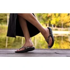 OOFOS | Flower Patterns Leopard Patterns Casual Style -OOfos Store org 393