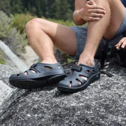 OOFOS | MEN'S OOCANDOO - BLACK -OOfos Store org 436